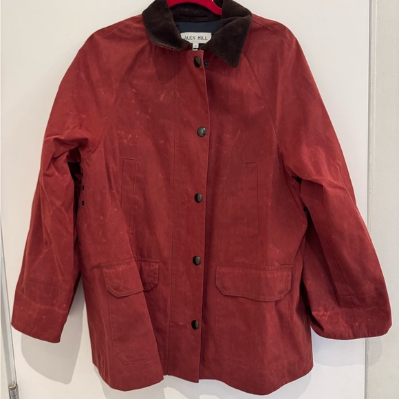 Alex Mill Women's Red Jacket.current season.retail $325.size S - Picture 5 of 9